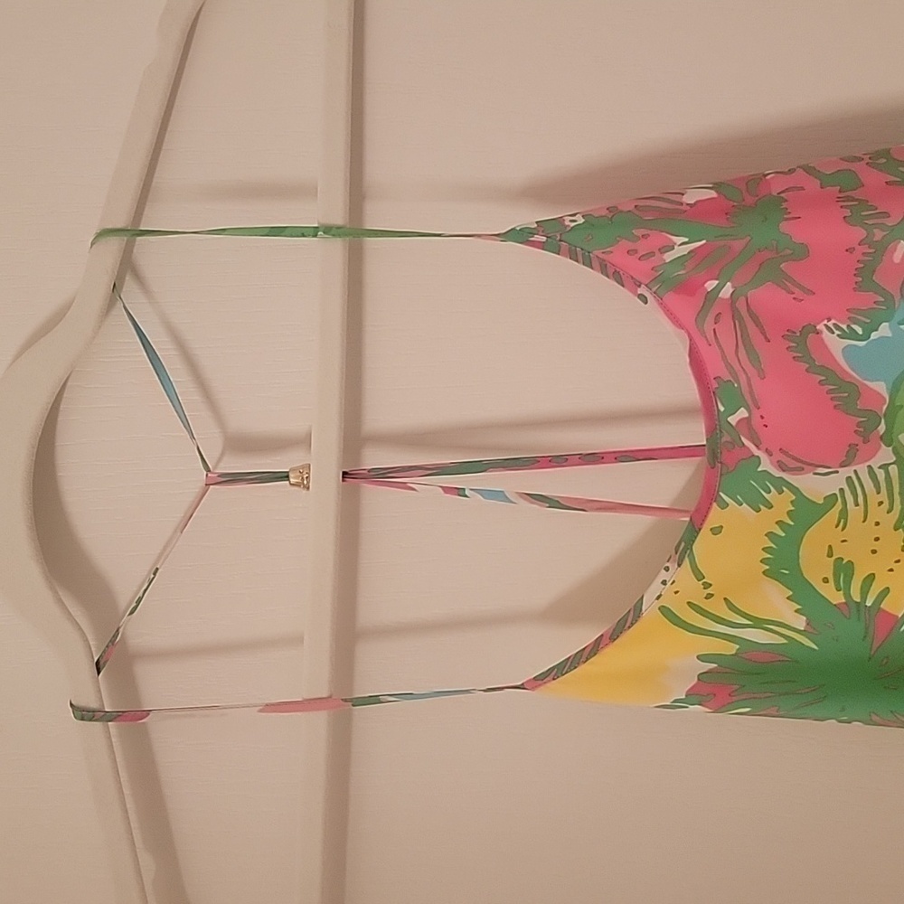 Lilly Pulitzer, Size XXS Maisy Silk Slip Dress Big Flirt Racerback Sleeveless - Picture 2 of 9